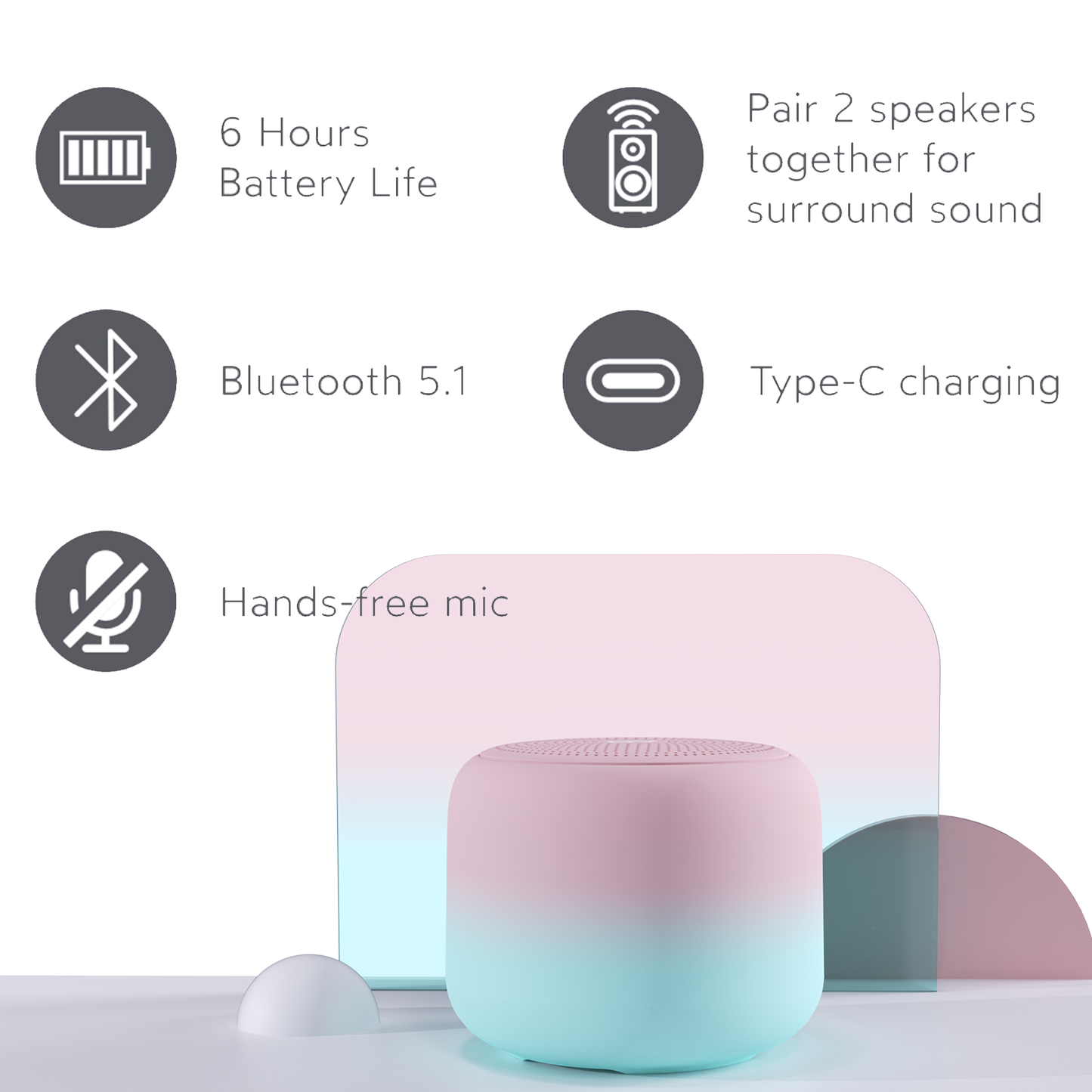 Play Mini Bluetooth 5.1 Speaker