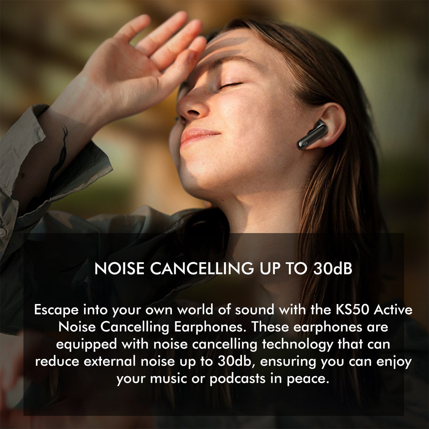 KS50 Active Noise Cancelling Earphones